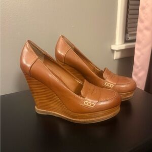 Lucky Brand Tan Wedge Shoes